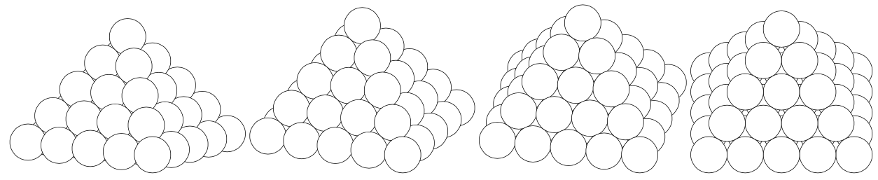 Empilement pyramidal cubique à faces centrées